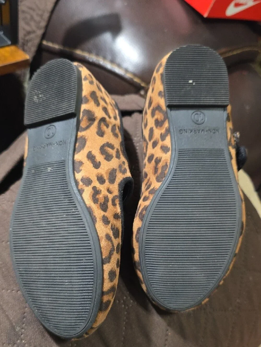 Target Leopard Print Mary Jane Shoes - Brown and Black